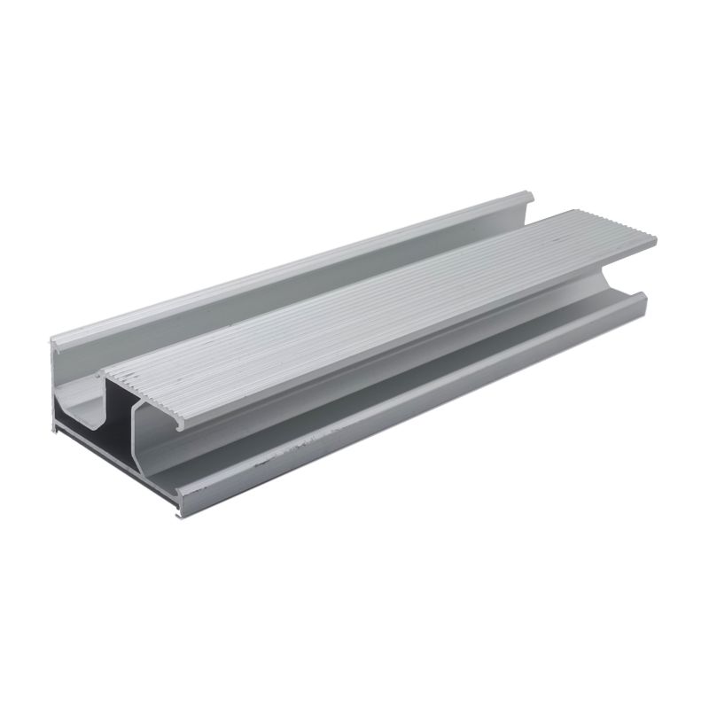 Rails en aluminium pour soutenir les profils en aluminium du système de panneaux solaires