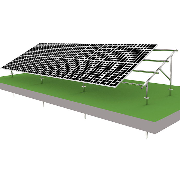 Panneaux solaires montés au sol pour la ferme et l'agriculture